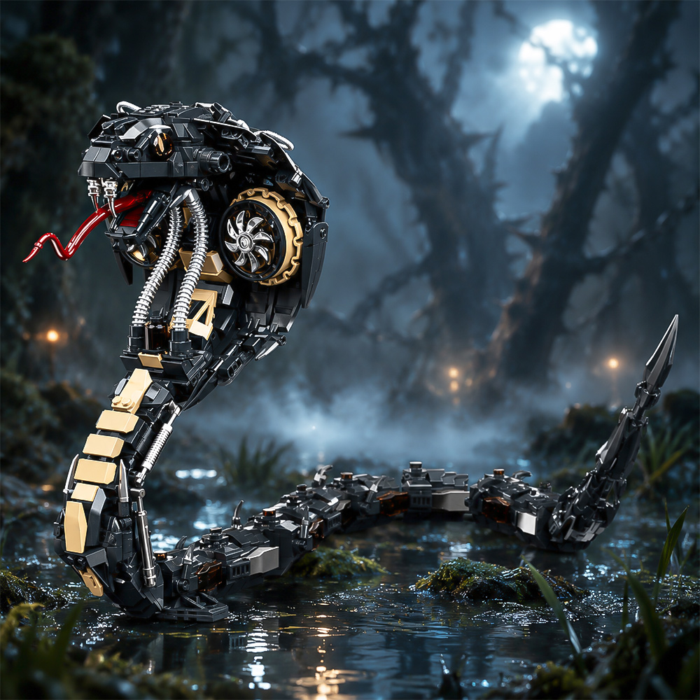 Mechanical Cobra Style Animal  - Stem Robotics Kit review and price