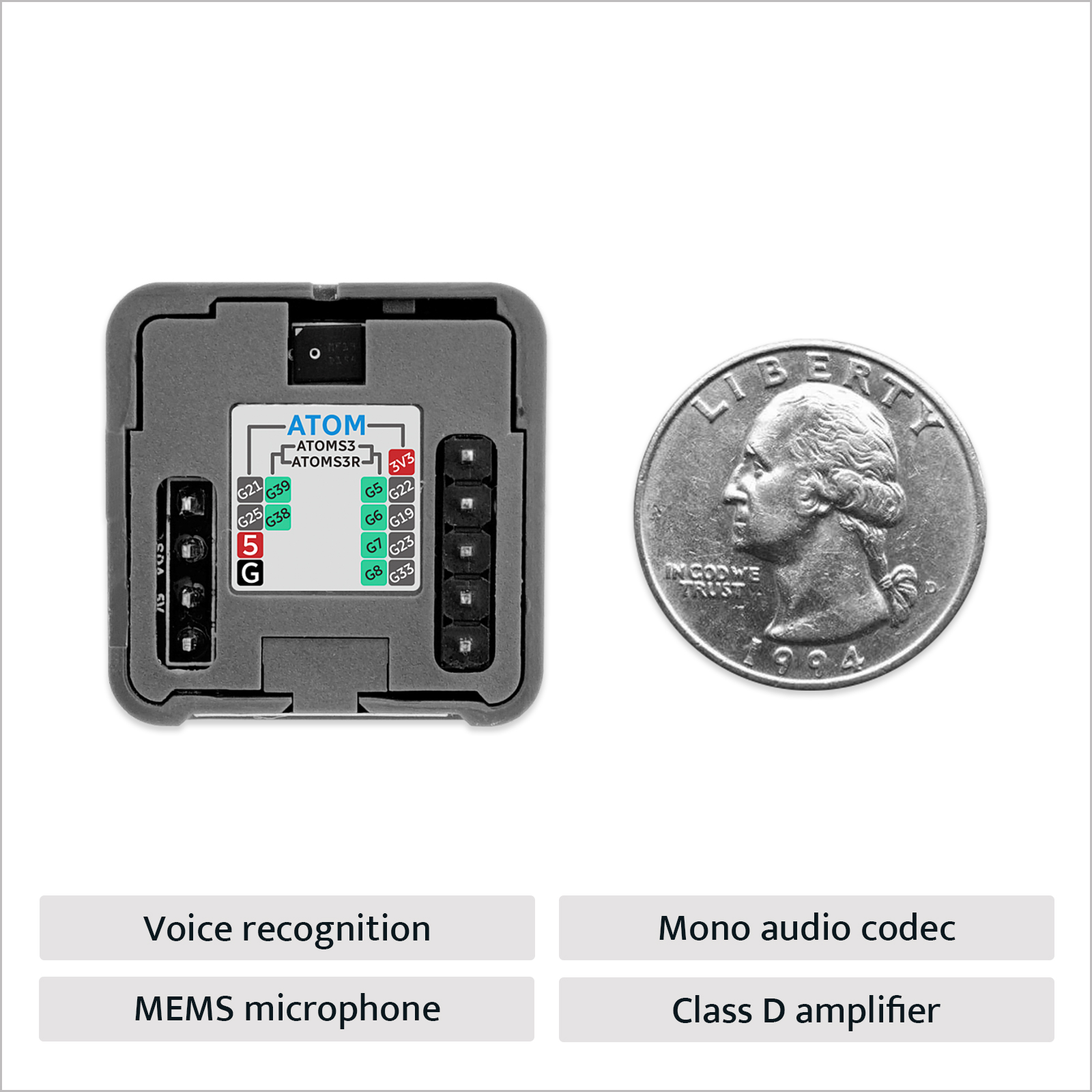 M5Stack Official Atomic Voice  - Electronics Project Kit review and price