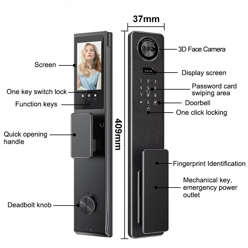 Tuya WiFi Smart Door Lock, Hom - Smart Door Lock Wifi review and price