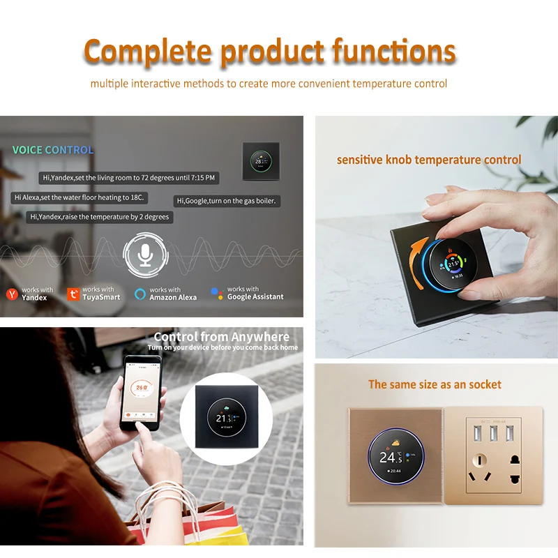 In stock Tuya Knob Thermostat  - Wifi Thermostat review and price