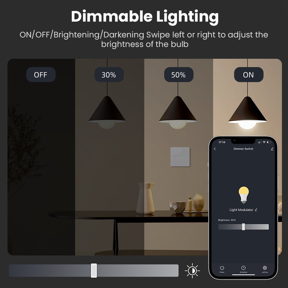 AVATTO WiFi 1/2 Gang Smart Dim - Smart Light Switch Wifi review and price