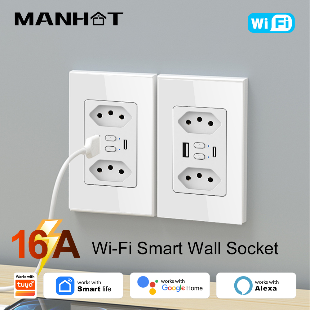 MANHOT Wifi Smart Brazil Socke - Wifi Smart Plug review and price